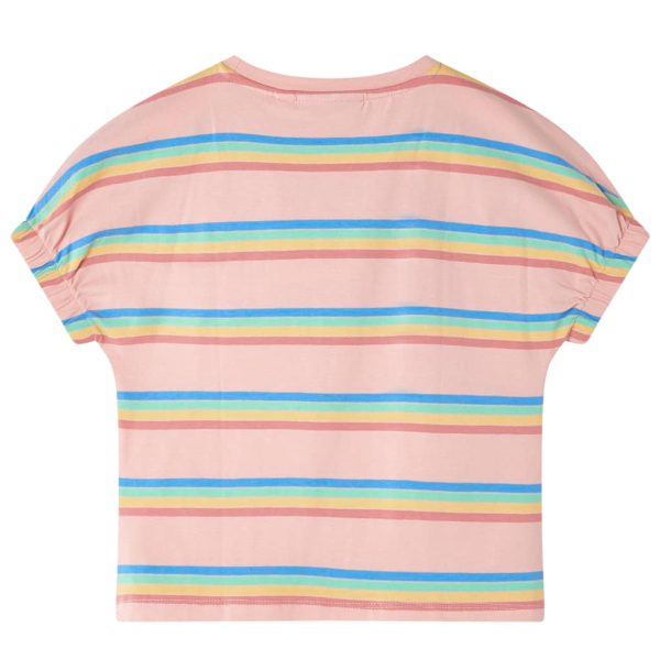 T-shirt para criança cor pêssego 128 - Image 2