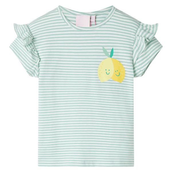 T-shirt infantil menta 92