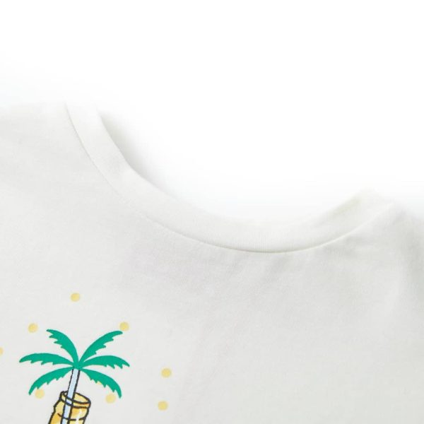 T-shirt infantil cor cru 116 - Image 3