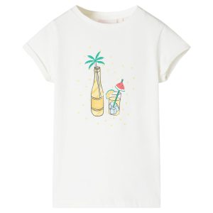 T-shirt infantil cor cru 128