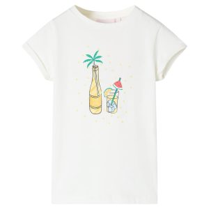 T-shirt infantil cor cru 140
