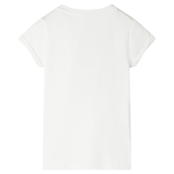 T-shirt infantil cor cru 140 - Image 2