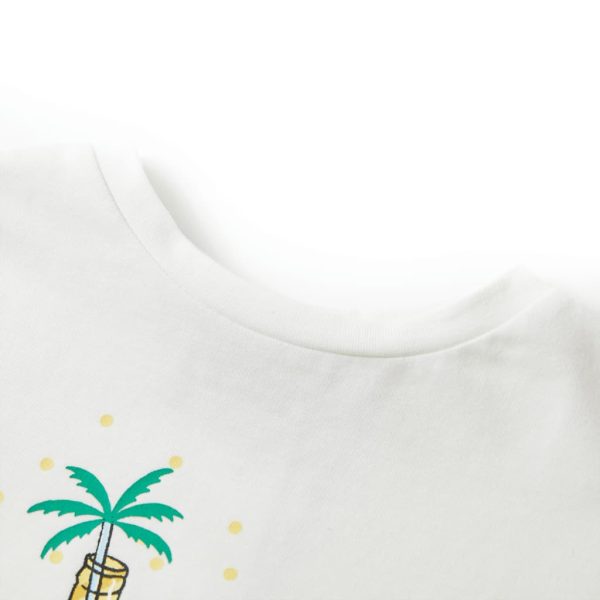 T-shirt infantil cor cru 140 - Image 3