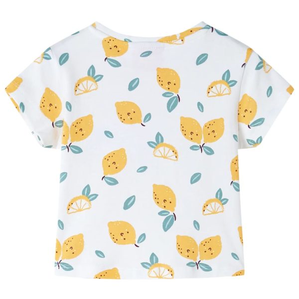 T-shirt infantil com cintura de atar cor cru 116 - Image 2