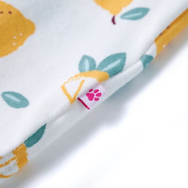 T-shirt infantil com cintura de atar cor cru 116 - Image 4