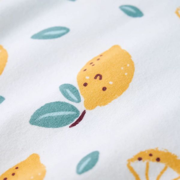 T-shirt infantil com cintura de atar cor cru 116 - Image 6