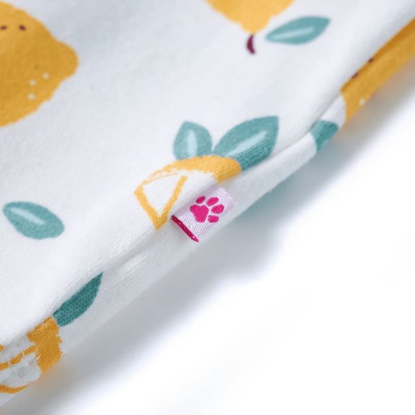 T-shirt infantil com cintura de atar cor cru 140 - Image 4