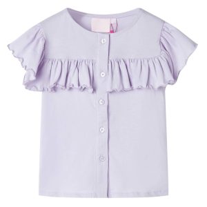 T-shirt de criança lilás 140