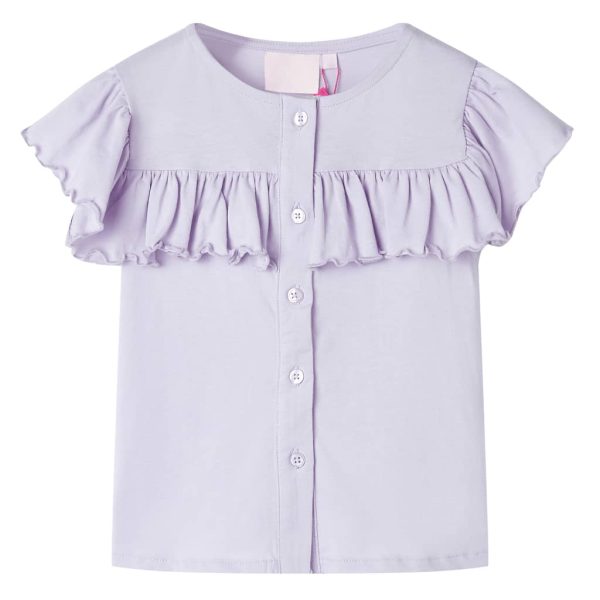 T-shirt de criança lilás 140