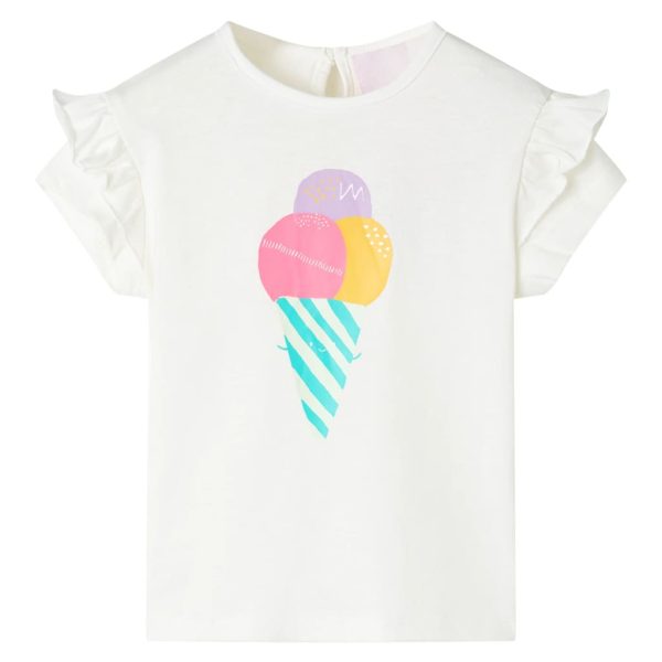 T-shirt infantil cor cru 116