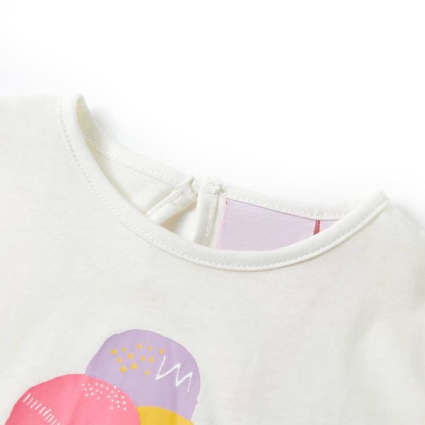 T-shirt infantil cor cru 116 - Image 3