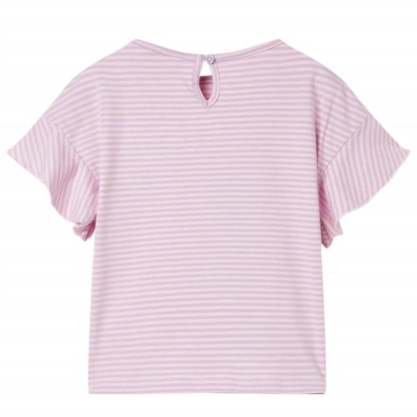 T-shirt p/ criança manga com folhos lilás 116 - Image 2