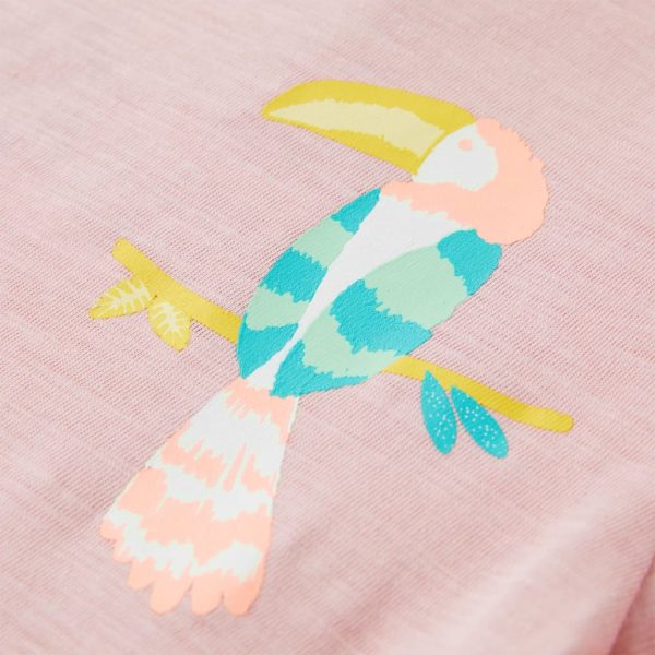 T-shirt de criança rosa-claro 92 - Image 4