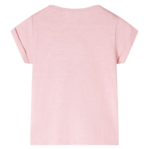 T-shirt de criança rosa-claro 140 - Image 2