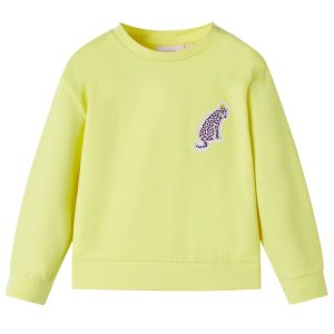 Sweatshirt para criança amarelo 116