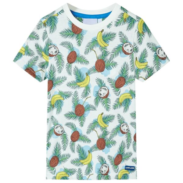T-shirt de manga curta para criança multicor 116