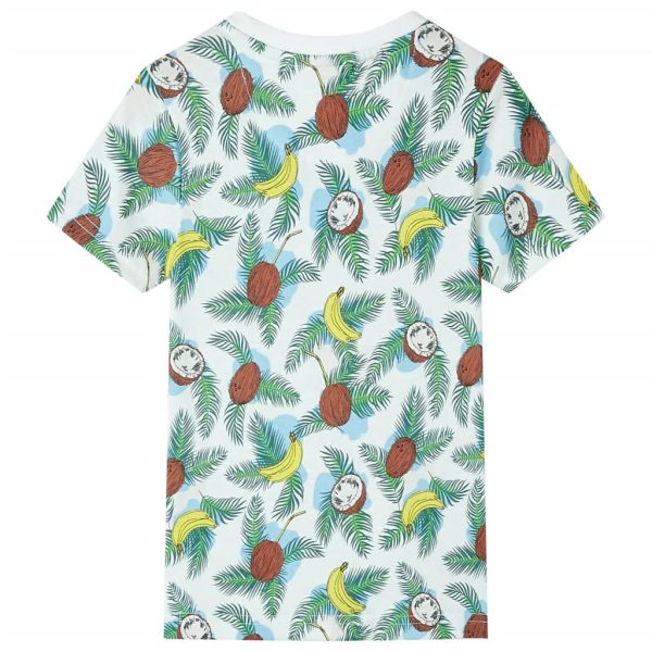 T-shirt de manga curta para criança multicor 140 - Image 2