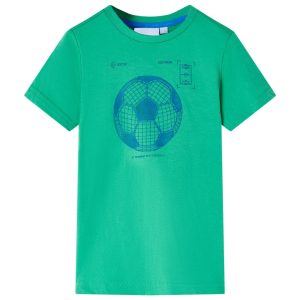 T-shirt de criança verde 92