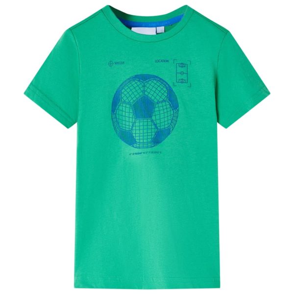 T-shirt de criança verde 92