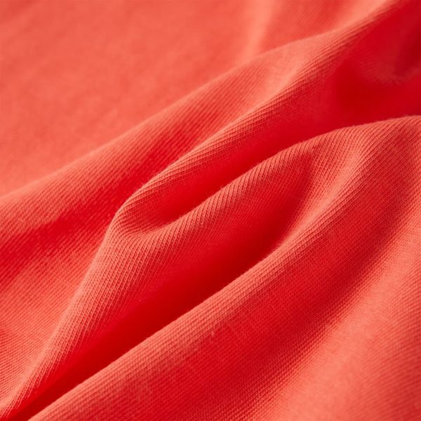 T-shirt para criança vermelho-claro 92 - Image 7