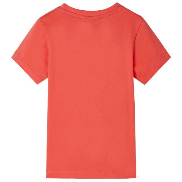 T-shirt para criança vermelho-claro 116 - Image 2