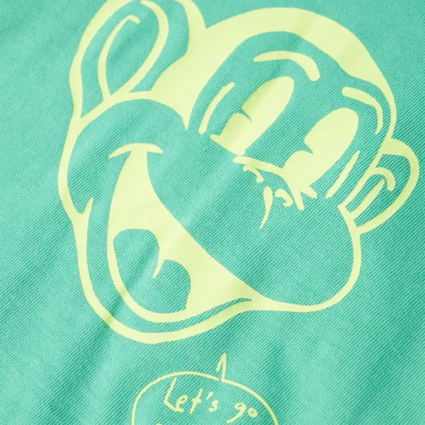 T-shirt de manga cava para criança verde 140 - Image 4