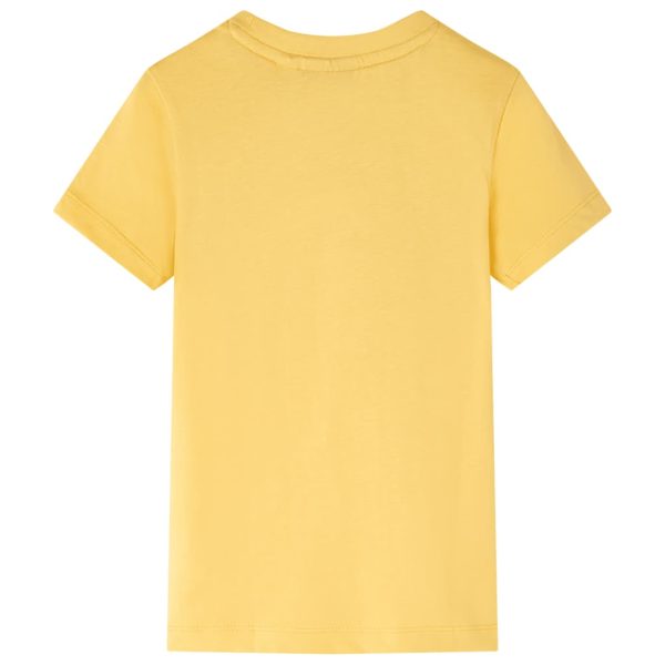 T-shirt infantil ocre-claro 128 - Image 2