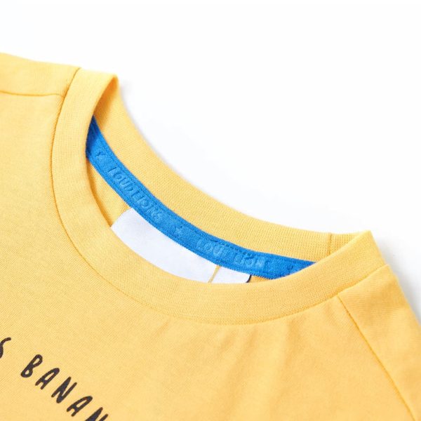 T-shirt infantil ocre-claro 140 - Image 3