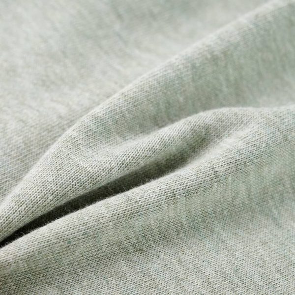 Sweatshirt para criança com capuz e fecho caqui-claro mesclado 92 - Image 7