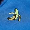 Sweatshirt para criança com capuz e fecho azul 104 - Image 5