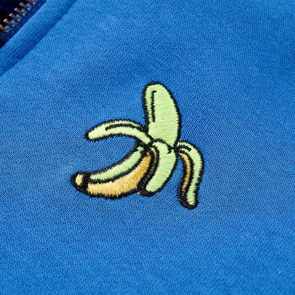 Sweatshirt para criança com capuz e fecho azul 116 - Image 5