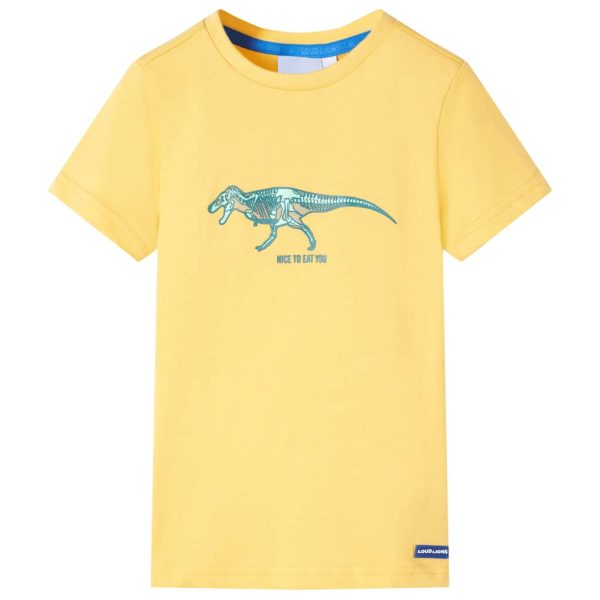 T-shirt para criança ocre-claro 92