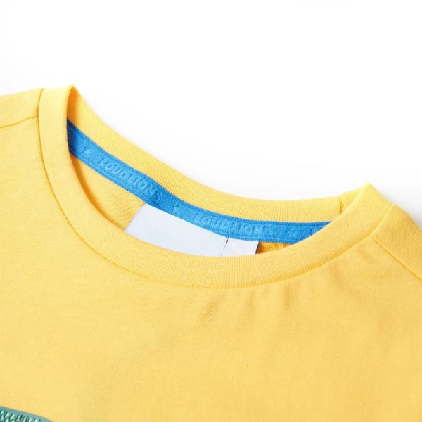 T-shirt para criança ocre-claro 92 - Image 3