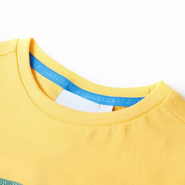 T-shirt para criança ocre-claro 104 - Image 3