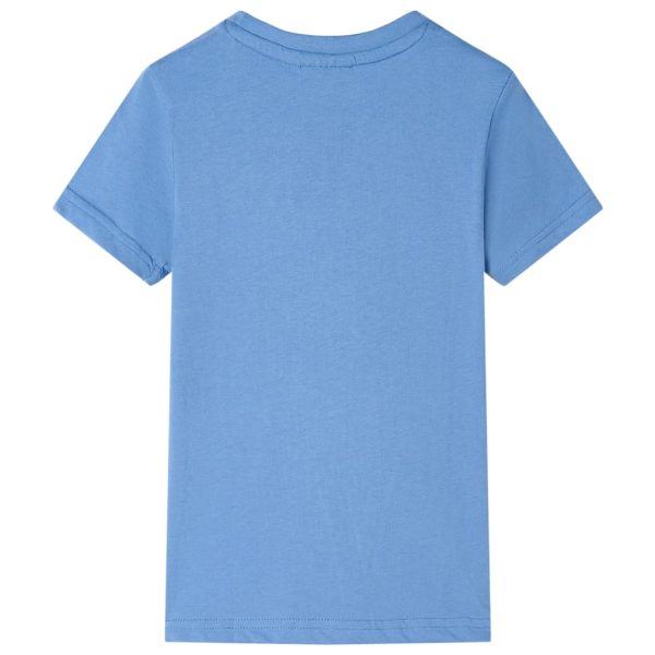 T-shirt para criança azul-médio 92 - Image 2