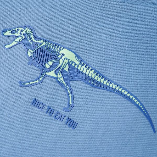 T-shirt para criança azul-médio 92 - Image 4