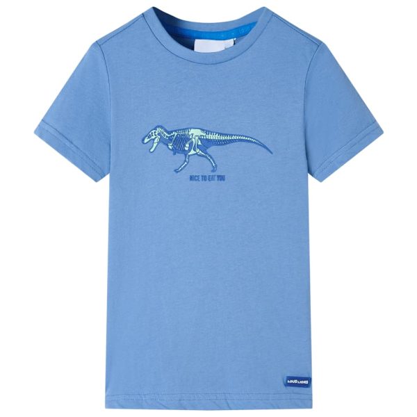 T-shirt para criança azul-médio 104