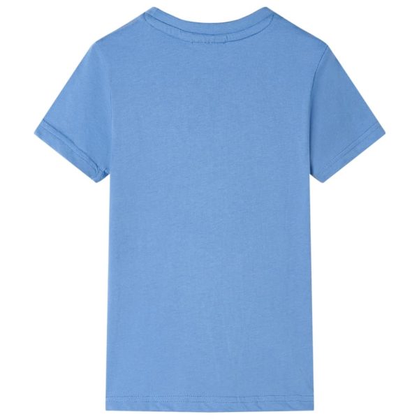 T-shirt para criança azul-médio 104 - Image 2