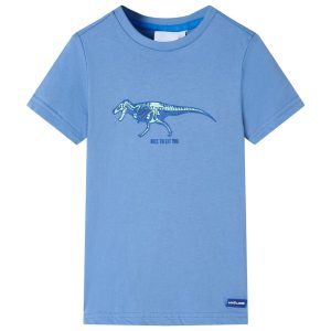 T-shirt para criança azul-médio 116