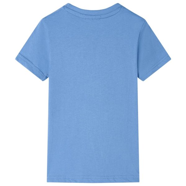 T-shirt para criança azul-médio 140 - Image 2