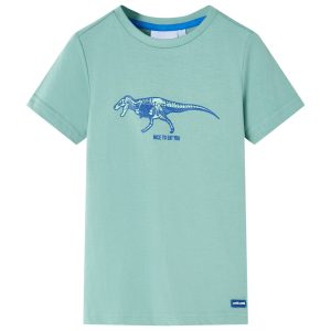 T-shirt para criança caqui-claro 140