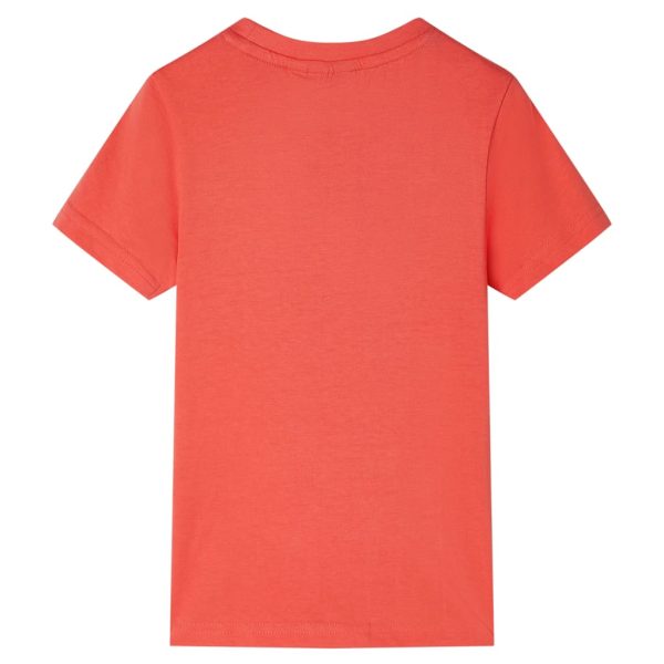 T-shirt para criança vermelho-claro 92 - Image 2