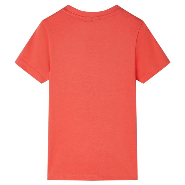 T-shirt para criança vermelho-claro 104 - Image 2