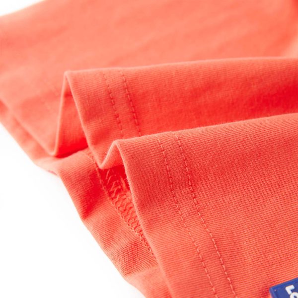 T-shirt para criança vermelho-claro 128 - Image 6