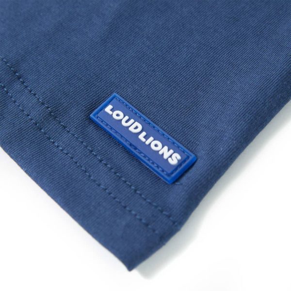 T-shirt para criança azul-escuro 104 - Image 5
