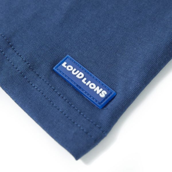 T-shirt para criança azul-escuro 140 - Image 5