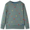 Sweatshirt para criança cor caqui 128