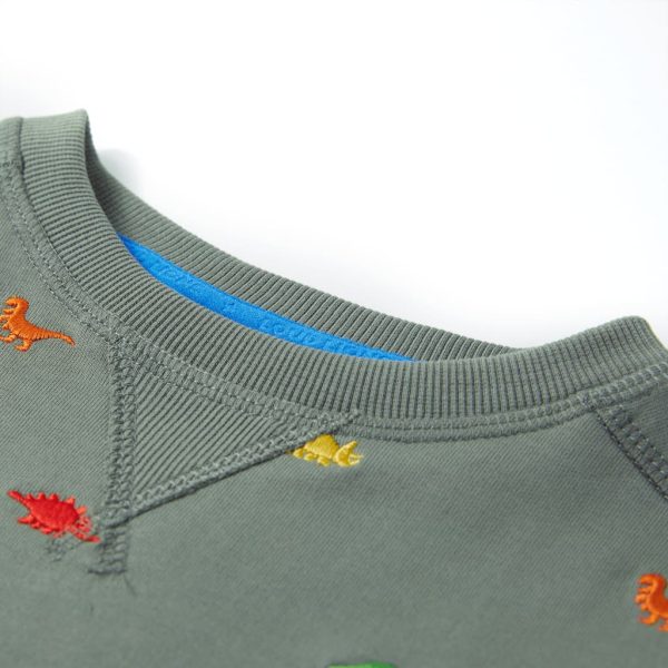 Sweatshirt para criança cor caqui 128 - Image 3