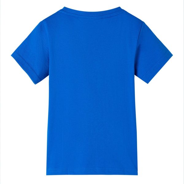 T-shirt infantil azul brilhante 116 - Image 2
