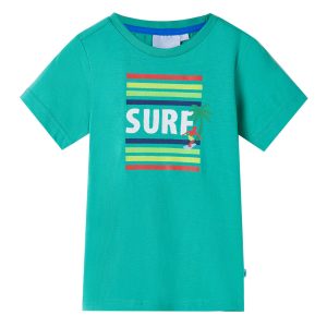 T-shirt de criança verde 140